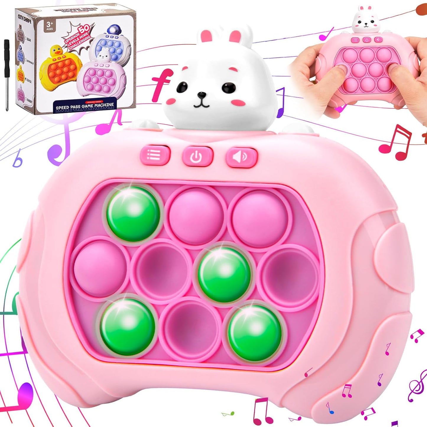 Unicorn Fast Speed Pushing Pop Game