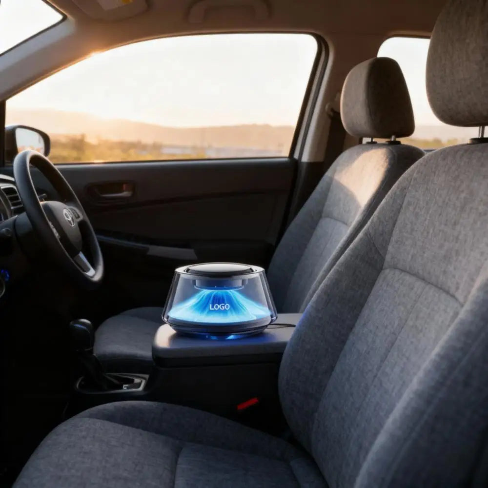 Multi-color Interchangeable Car air Freshener Machine with Smart Cloud Mist View