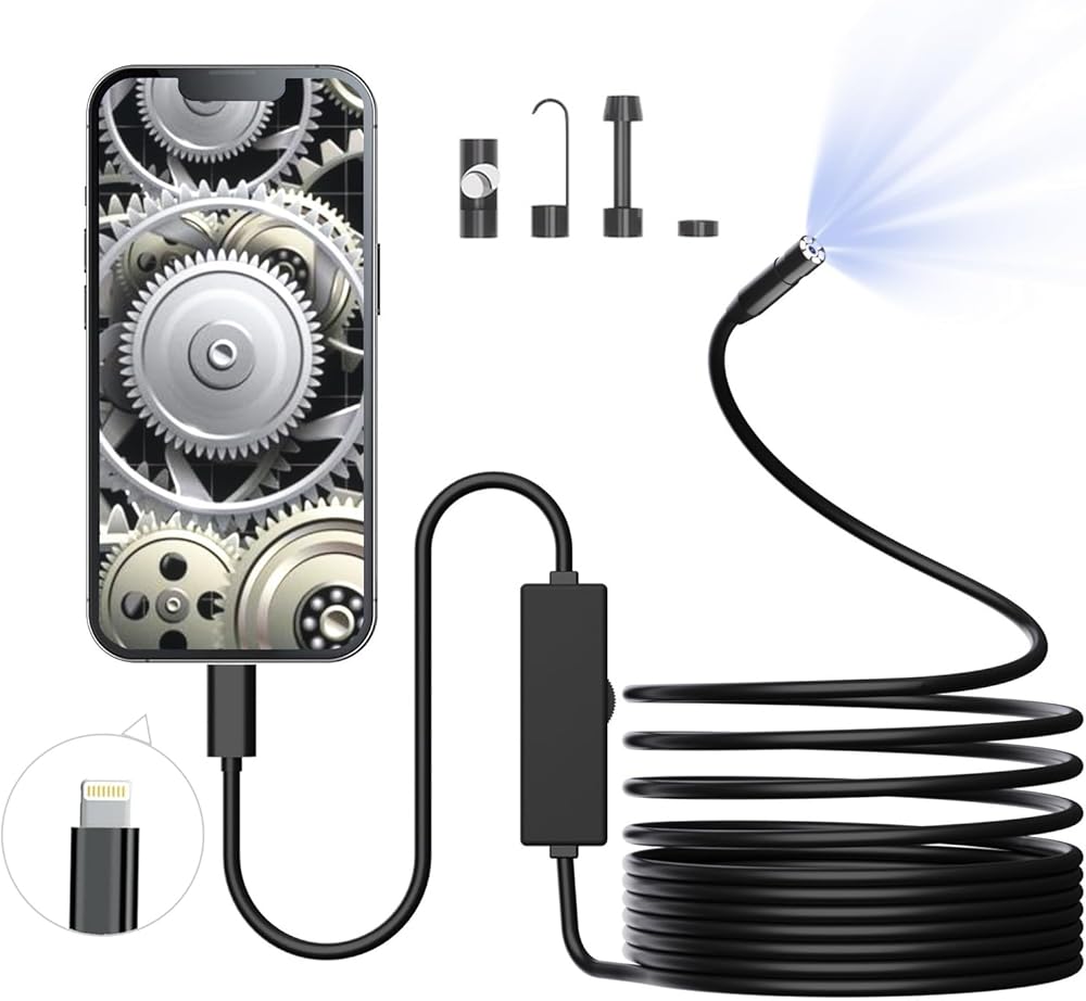 HD Industrial Endoscope Inspection Camera