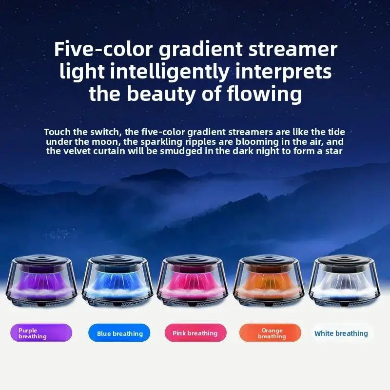 Multi-color Interchangeable Car air Freshener Machine with Smart Cloud Mist View