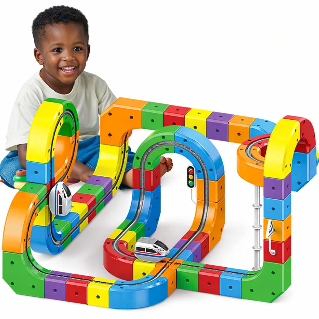 Hot Kids Diy Assembly Magic Track Car Baby Racing 51 pc