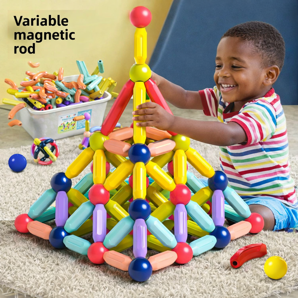 46pcs Educational Magnetic Toys