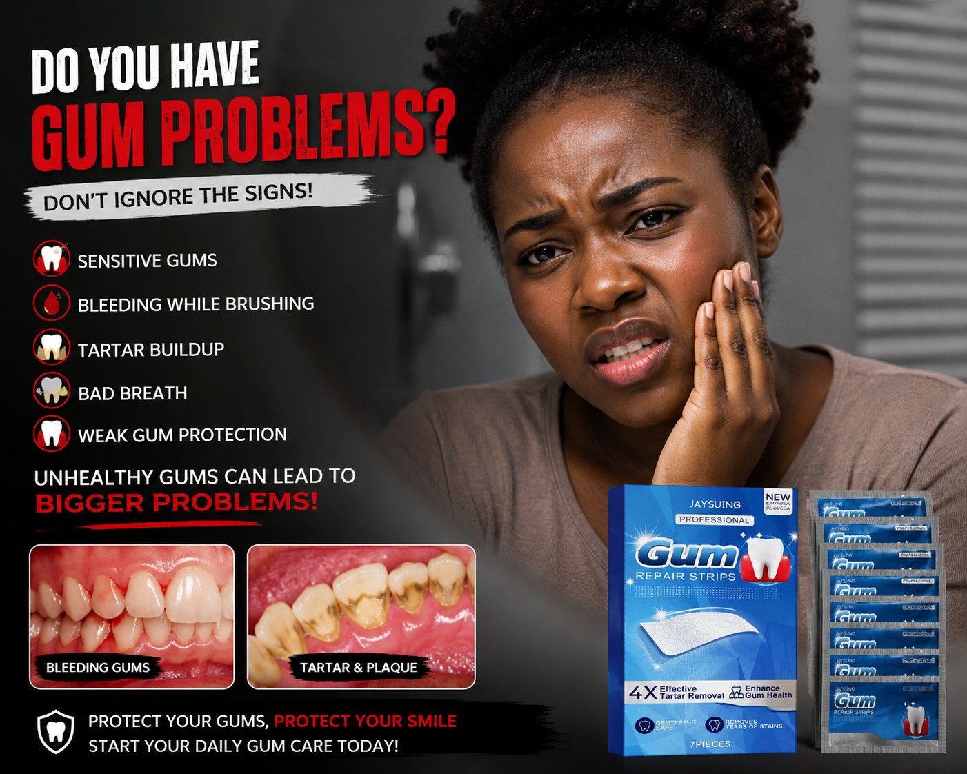 Gum Repair Strips