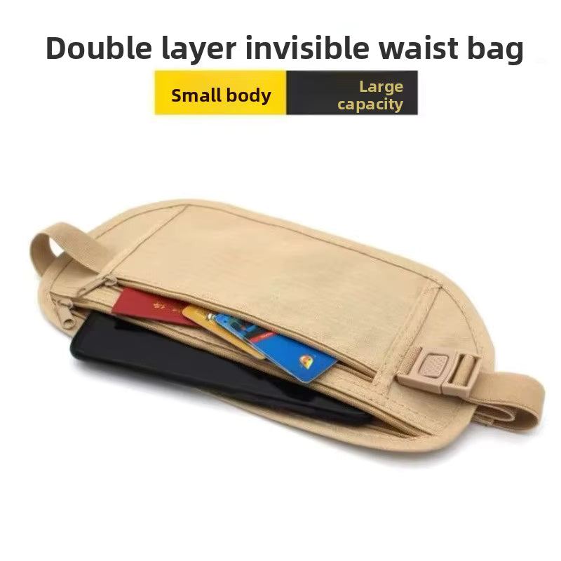 Hidden Belt Pouch Bag-YELLOW
