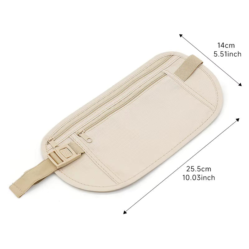Hidden Belt Pouch Bag-YELLOW