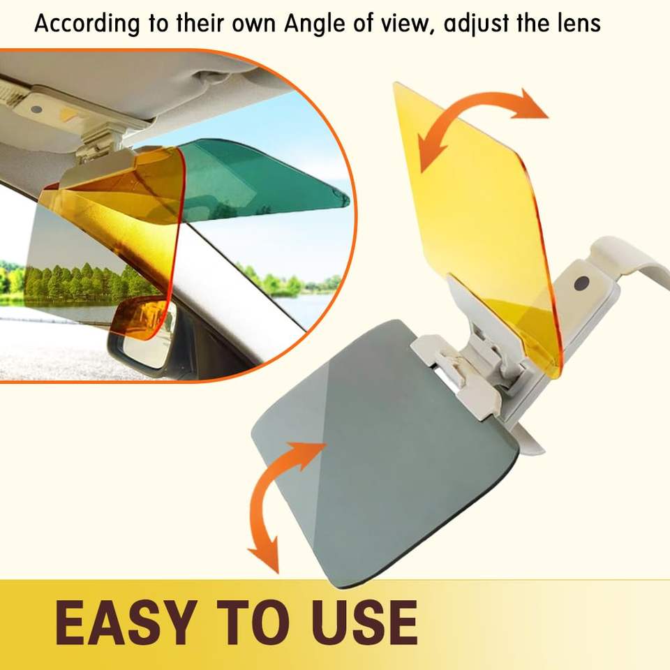 2-in-1 HD Vision Anti-Glare Driving Glasses y