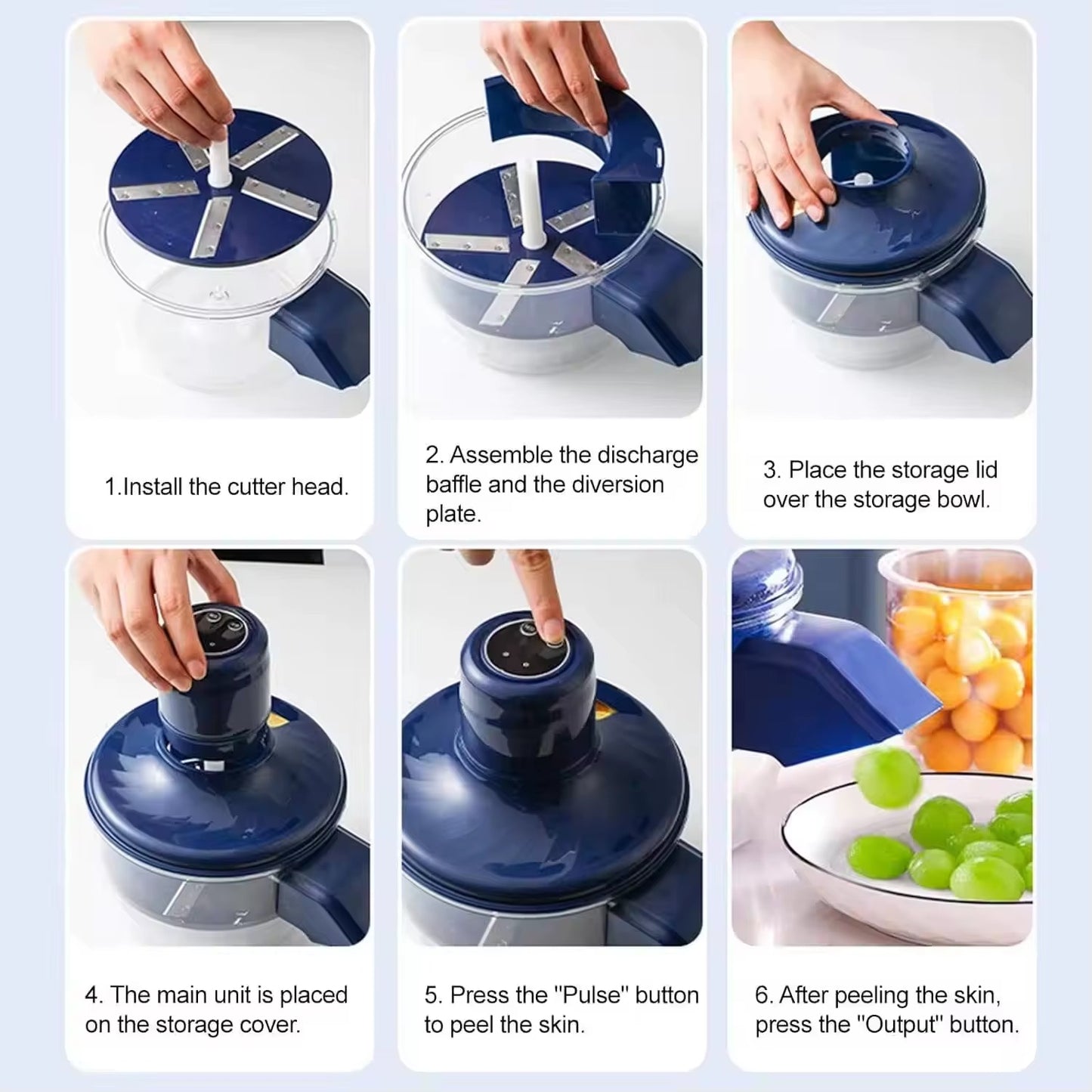 Multi-Function Electric Food Chopper