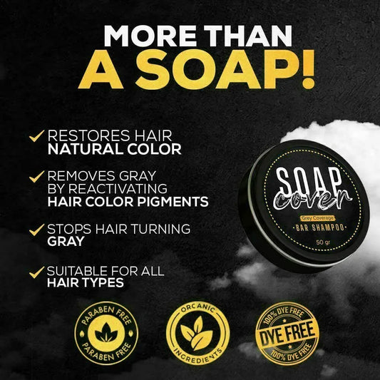 Hair darkening Soap shampoo